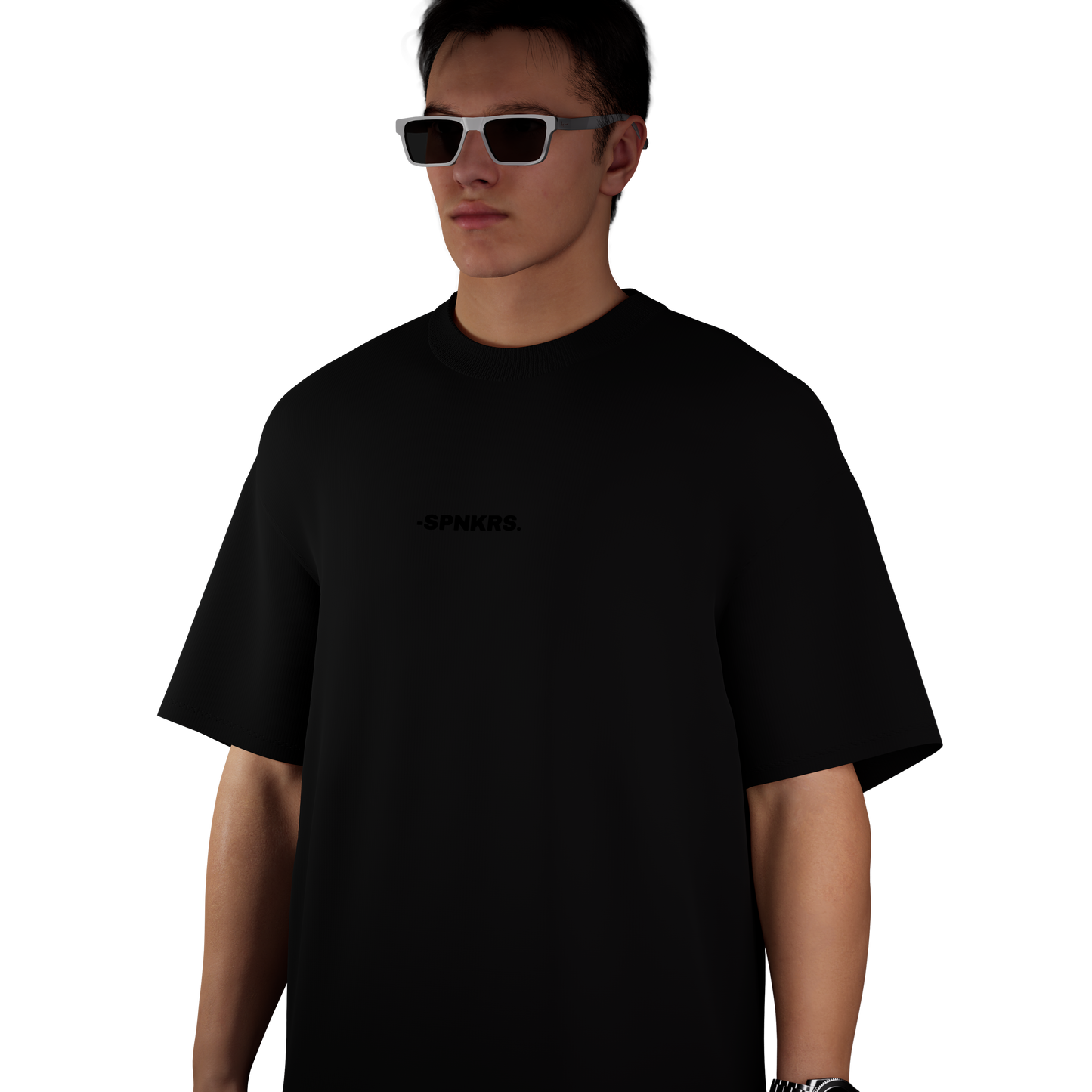 Black plain tshirt