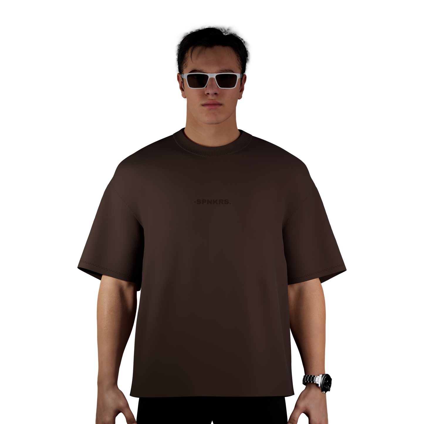 plain brown tshirt