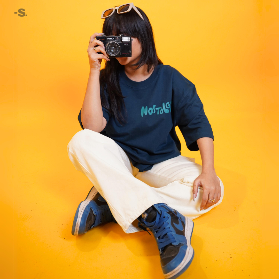 drop shoulder tee