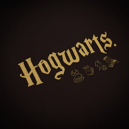 ( brown tshirt , chocolate brown tshirt , oversized , potter , harry potter tshirt , potter fan , spankers , spankers india , tshirt )