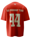 spankers formula 1 f1 lewis hamilton A red t-shirt with the text 'It's Hammer Time' and the number '44' printed on the back, associated with the Formula 1 racing community.