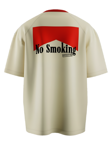 no smoking tshirt , no smoking , no smoking without me , spankers , spankers india , oversized tshirt , fashion , best streetwear brand in india , best oversized tshirt , well known brand , crazy tshirt 